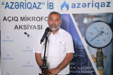 “Azəriqaz” İB-nin “Açıq mikrofon”u Yardımlı rayonunun Çay Üzü kəndində quruldu