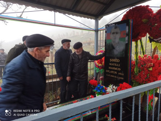 Vətən müharibəsi şəhidi Mayıllı Mahmud Əflatun oğlunun xatirəsi anılıb